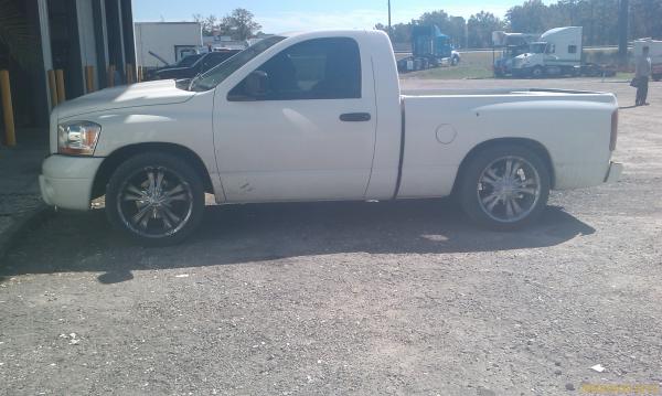 with drop spindles on it, stock springs