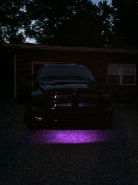 Working on the neon not sure about purple(wifes choice, she had the money ;-) )