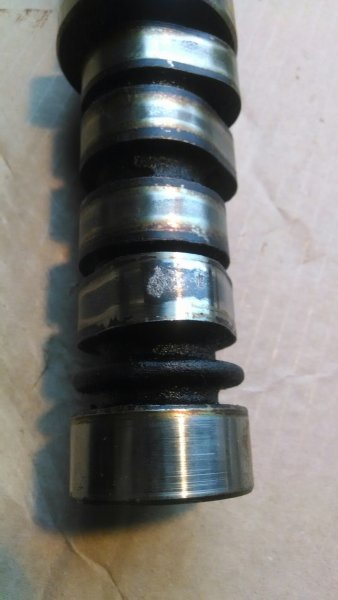 Worn Camshaft